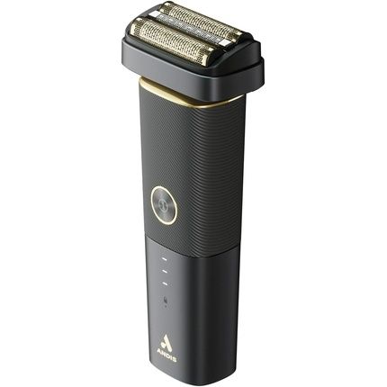 Andis Resurge Foil Shaver Includes Gold Titanium Hypoallergenic Foils Easily Adjustable Pivot Head Powered By Lithium-Ion Battery Battery-Life Indicator & Usb Charging Port Black White - Image 3