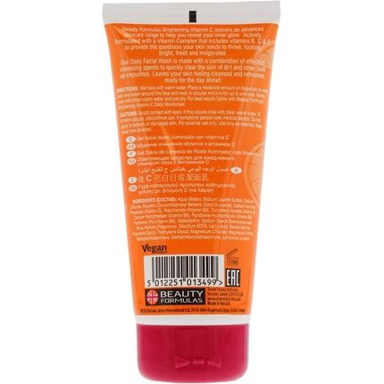 Beauty Formulas Brightening Vitamin C Facial Wash 150Ml