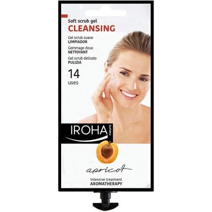 Iroha Nature Gentle Scrub Gel With Apricot And Apple Microgranules 25G/0.88Oz