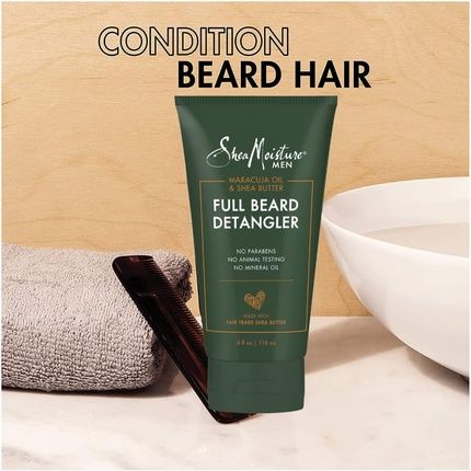 Maracuja Oil And Shea Moisture Butter Beard Detangler 4 Oz For Men - Image 3