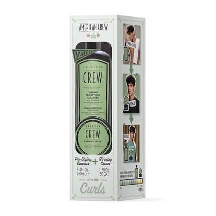 American Crew Forming Duo Set With Pre-Styling Cleanser 250Ml - Image 3