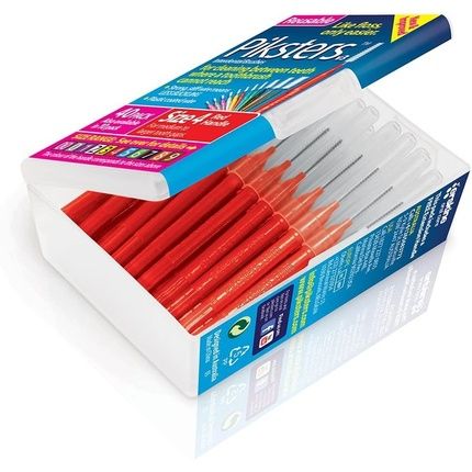 Piksters Interdental Brushes Size 4 Red 40 Count