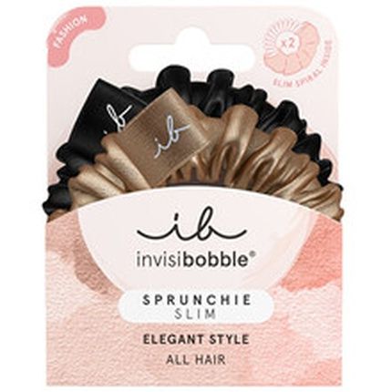 Invisibobble Sprunchie Slim True Golden Hair Bands 2 Pieces