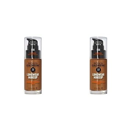 Revlon Colorstay Liquid Foundation Makeup For Combination/Oily Skin Spf 15 Walnut 1.0Oz