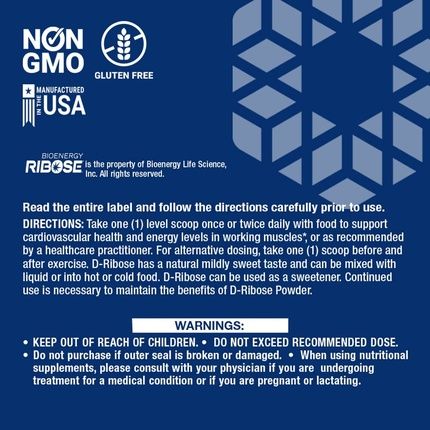 Life Extension, D-Ribose Powder, 150G - Image 3