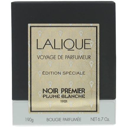 Lalique Noir Premier Plume Blanche Candle 190G