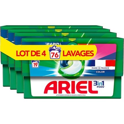 Ariel 3In1 Pods Liquid Laundry Detergent Capsules 76 Washes