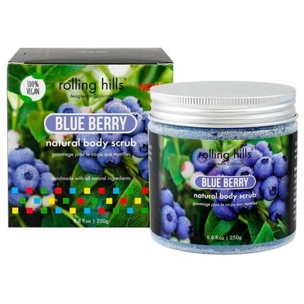 Rolling Hills Rolling Natural Body Scrub Blue Berry