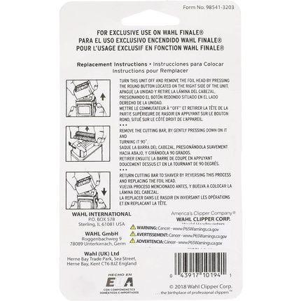 Wahl Finale Spare Shaver Foil And Cutter