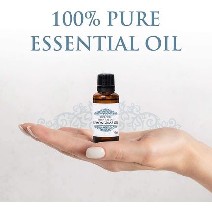Optima Natura 100% Pure Lemongrass Essential Oil For Aromatherapy And Massage 10Ml