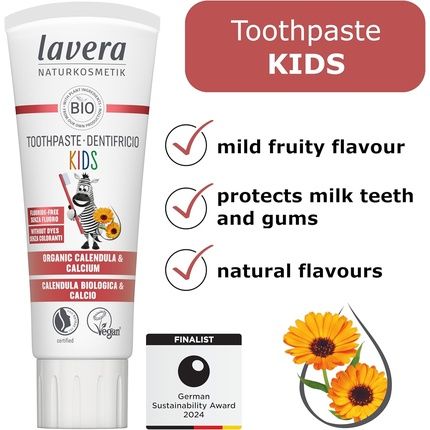 Lavera Kids Fluoride-Free Toothpaste - Protects Milk Teeth