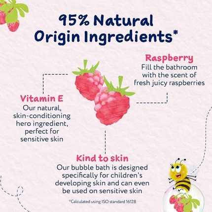 Childs Farm Kids Bubble Bath Raspberry - Gently Cleanses & Soothes - Image 3