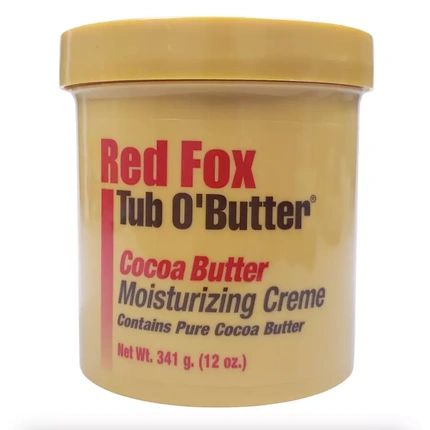 Red Fox Tub O'Butter Cocoa Butter Moisturizing Creme 12Oz