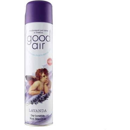 Ebano Ebony Good Air Deodorant Spray, Lavender 100%, White, 18.3 X 23.7 X 26.4