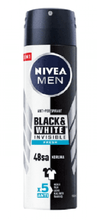 Nivea Deo Spray Invisible Black & White 48H Fresh 150 Ml