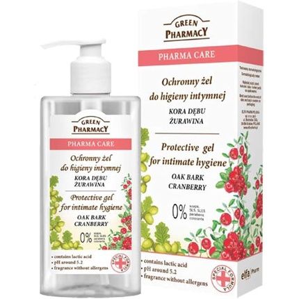 Green Pharmacy Intimate Wash Lotion With Cranberry And Oak Bark 300Ml