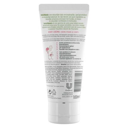 Zwitsal Naturals Baby Body Cream 100Ml