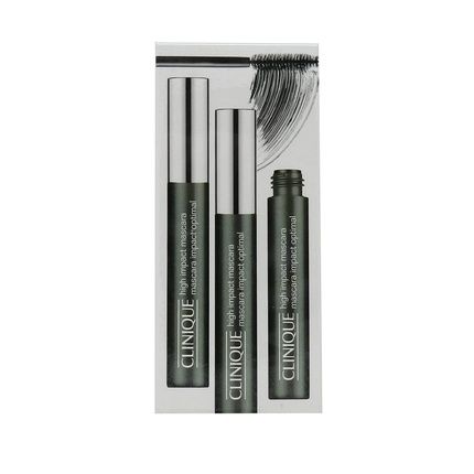 Clinique High Impact Mascara 01 Black Trio 3 Full Size In 1 Kit Gift Set