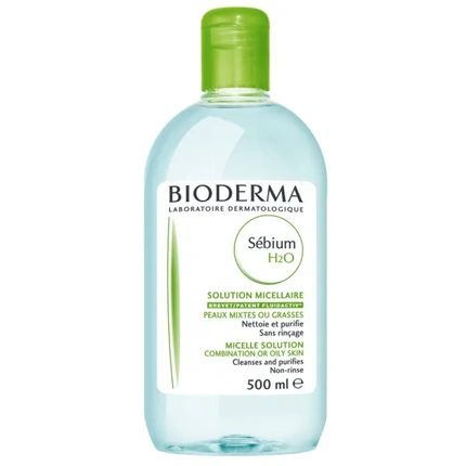 Bioderma Sbium H2O Micellar Water 500Ml Purifying Cleansing Solution - Image 3