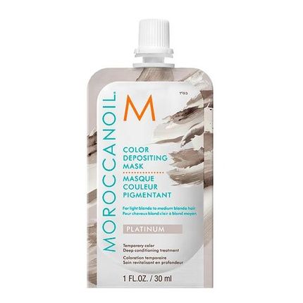 Moroccanoil Color Depositing Mask Platinum 30 Ml Toning Hair Mask