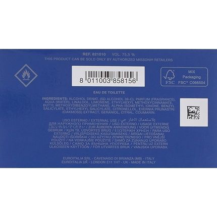 Missoni Wave Men Edt Spray 3.4 Fl Oz - Image 3