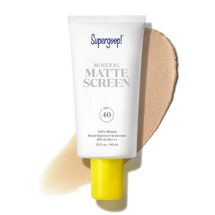 Supergoop! Mineral Mattescreen Spf 40 45Ml - 100% Mineral Oil-Free Broad Spectrum
