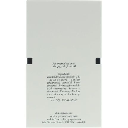 Diptyque Eau Rose Eau De Toilette 50Ml - Image 3