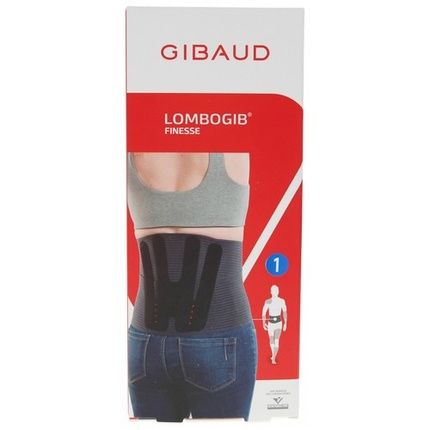 Gibaud Lombogib Black Lumbar Support Belt 21Cm