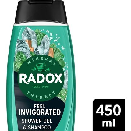 Radox Mineral Therapy Feel Invigorated 2In1 Shower Gel & Shampoo For Men