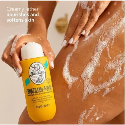 Sol De Janeiro 4 Play Moisturizing Shower Cream Gel Body Wash 385Ml Coconut - Image 3
