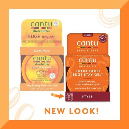 Cantu Extra Hold Edge Stay Gel Moroccan Scent 64G