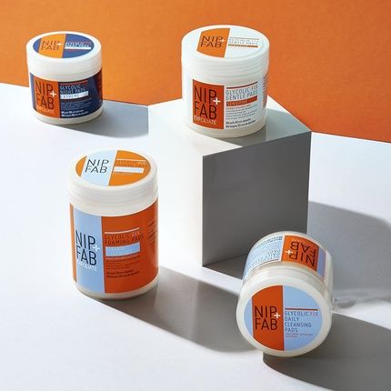 Nip + Fab Glycolic Acid Night Face Pads With Salicylic And Hyaluronic Acid 60 Pads 76G