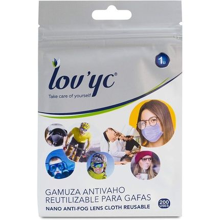 Lov Yc Reusable Anti-Fog Cloth For Glasses And Lenses