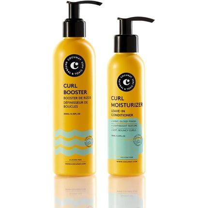 Cocunat Curly Method Perfect Curls In 2 Steps Moisturizer Leave-In And Curl Booster
