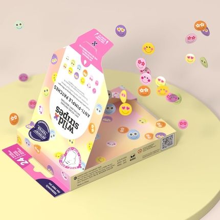 Wild Stripes Antipimple Patches Smile Stop Colored Hydrocolloid - Image 3