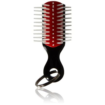 Denman D3 Keyring Mini Brush With Rounded Bristles 5-Row