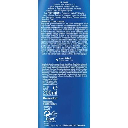 Nivea Sun Kids Protect & Play Sunscreen Spf 50+ 200Ml