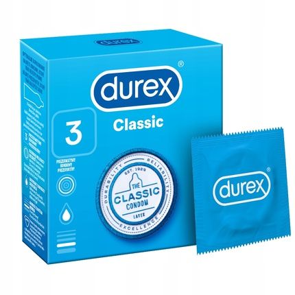 Durex Classic Classic Condoms - 3 Pieces