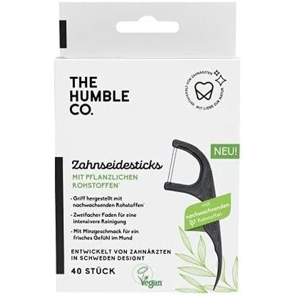 The Humble Co. Dental Floss Sticks 40 Pieces - Plant-Based