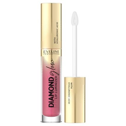 Eveline Diamond Glow Lip Luminizer Lip Gloss With Hyaluronic Acid 09 4Ml