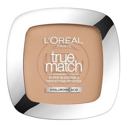 L'Oreal Paris True Match Super-Blendable Perfecting Powder - 5D/5W Warm Undertone, 9G