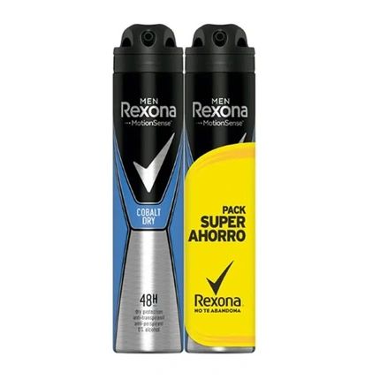 Rexona Rexona Men Motion Sense Cobalt Dry Deodorant Spray 2X200Ml