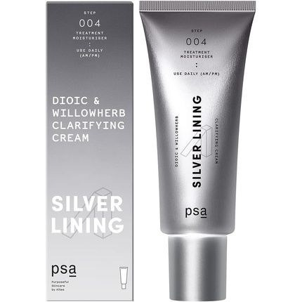 Psa Silver Lining Dioic & Willowherb Clarifying Cream Moisturizer For Blemishes