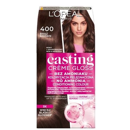 L'Oreal Casting Creme Gloss Hair Color 400 Brown