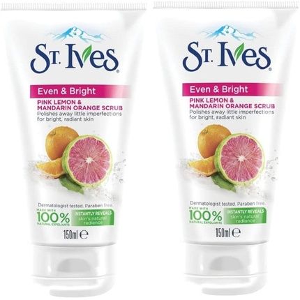St. Ives Even & Bright Pink Lemon & Orange Scrub 150Ml