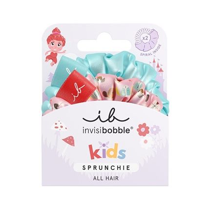 Invisibobble Kids Puppy Love Colourful Scrunchie & Spiral Hair Scrunchie For Children Maximum Hold Gentle On Hair Girls Hair Scrunchie