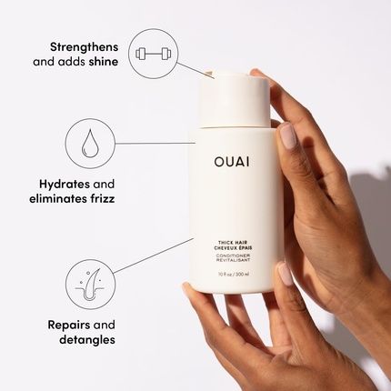 Ouai Thick Conditioner With Strengthening Keratin, Marshmallow Root, And Shea Butter