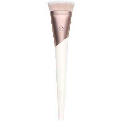 Ecotools Luxe Flawless Foundation Makeup Brush For Liquid Makeup Pink