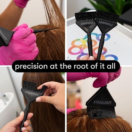 Framar Root Repair Hair Dye Brush Set Black - Image 3