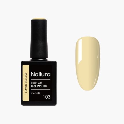 Nailura Gel Polish 103 Lemon Yellow 10 Ml